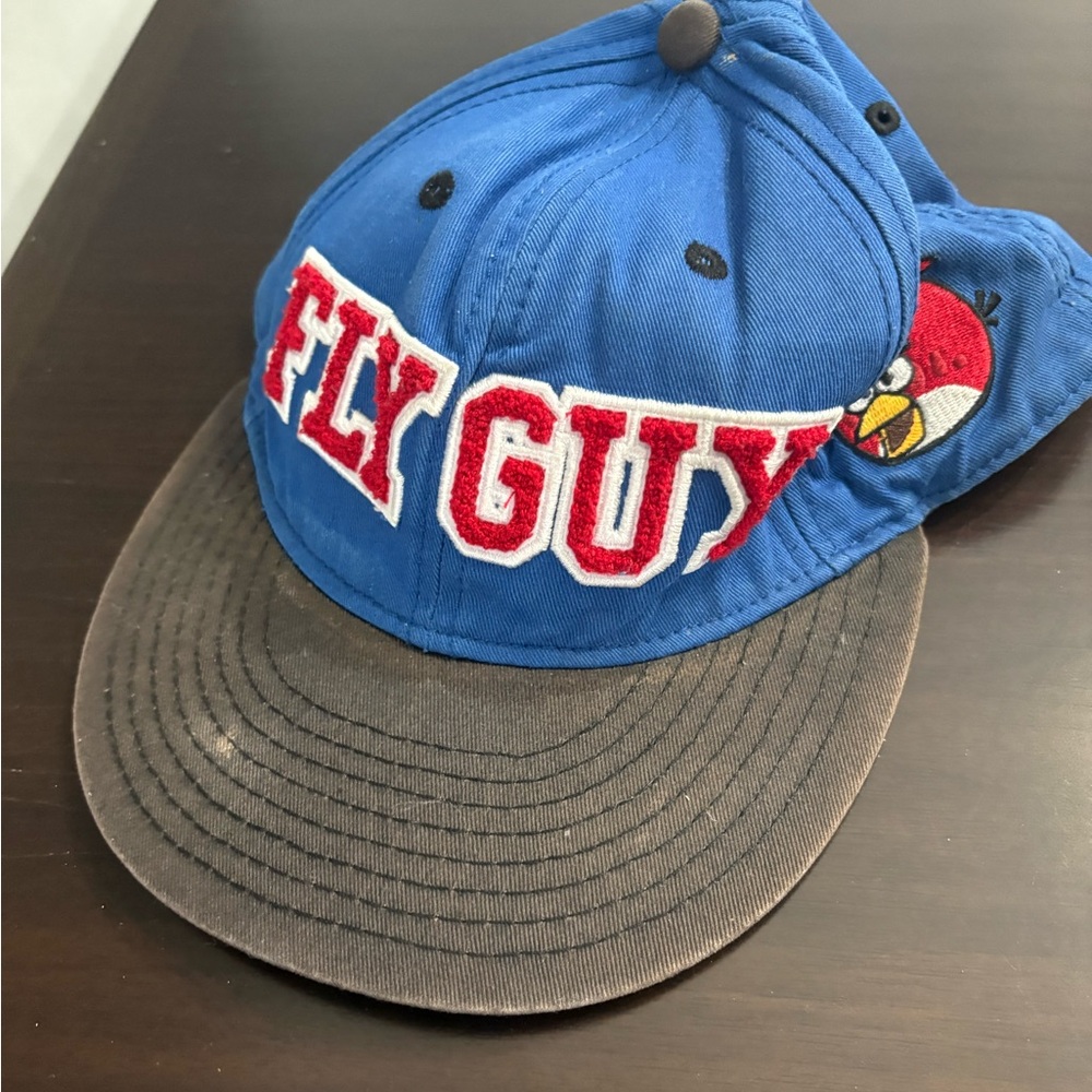 Fly guy angry birds kids baseball cap VGUC